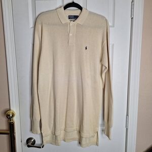 Vintage Polo by Ralph Lauren Cream Sweater Size Large